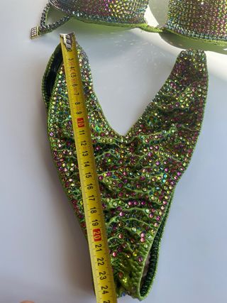 Bikini Competición Verde Multicolor