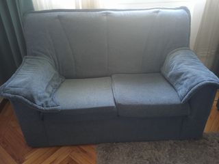 Sofá 3+2 plazas azul - Tela