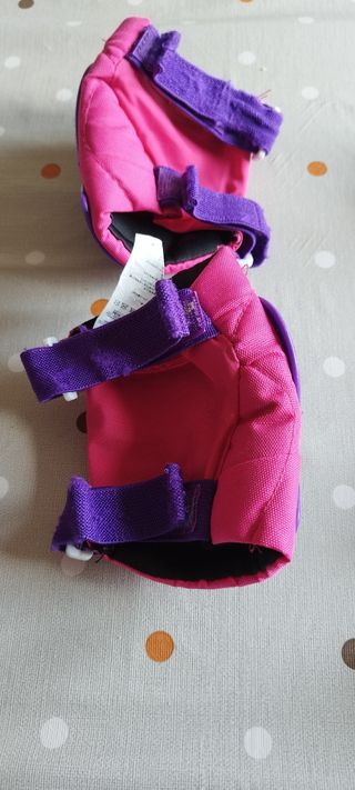 Protectores Oxelo patinaje + casco (separado)