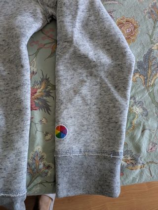 Sudadera Hollister gris talla S