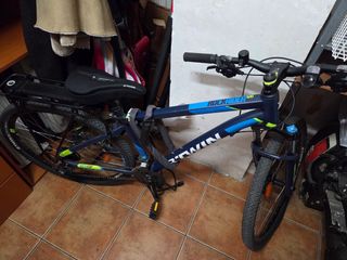 Bicicleta ROCKRIDER 520 azul marino