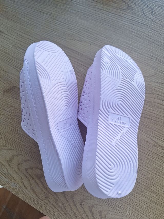Chanclas mujer purpura - talla 41