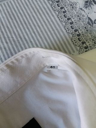 Camisa BOSS blanca caballero