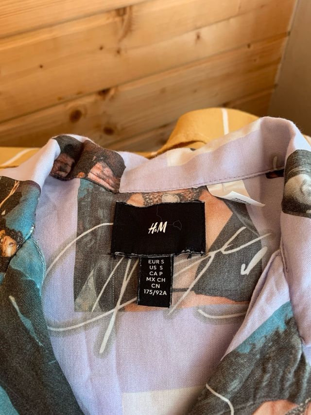 Conjunto Bershka bege - Calças e Camisa M