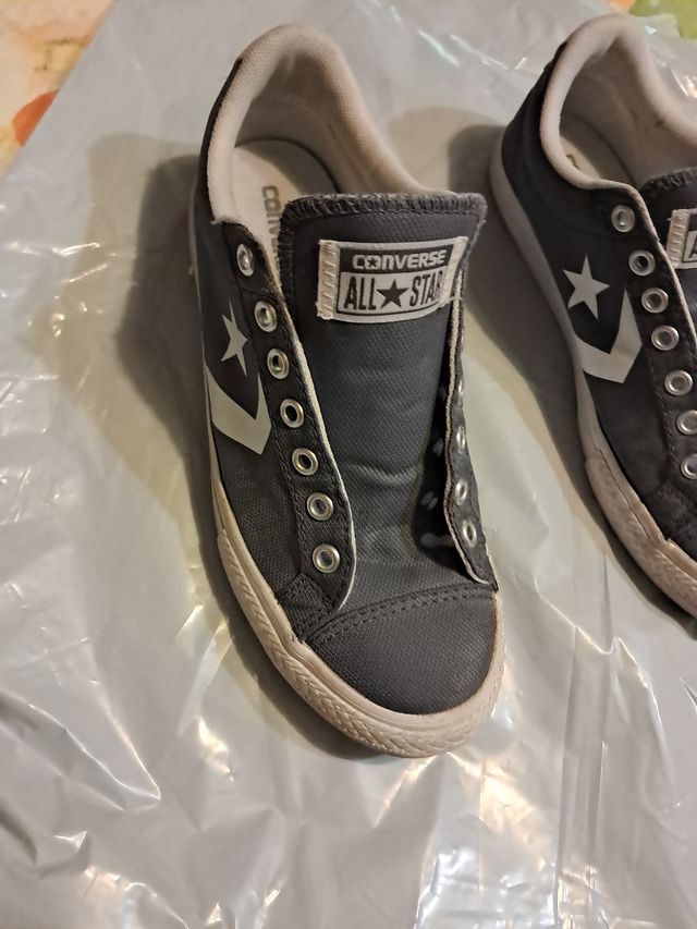 Zapatillas Converse All Star gris niña 37