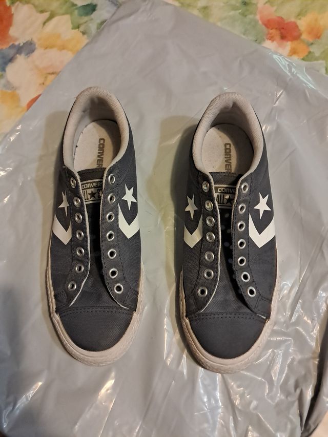 Zapatillas Converse All Star gris niña 37