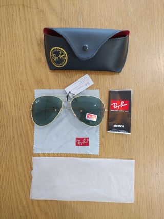 Ray-Ban Aviator - Gafas de sol doradas