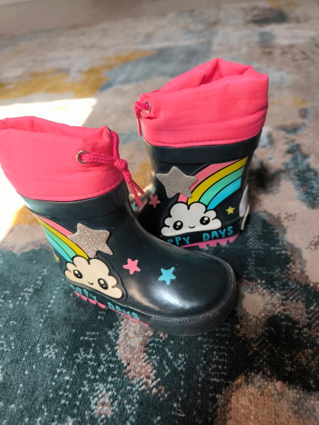 Botas Lluvia Niña arcoiris Gioseppo talla 21