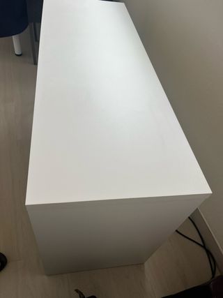 Mesa escritorio blanca - madera