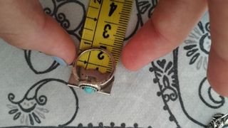 Anillo turquesa plata
