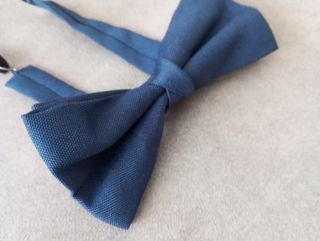 Pajarita azul marino - 13x6cm