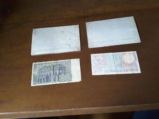 Billetes e sellos 