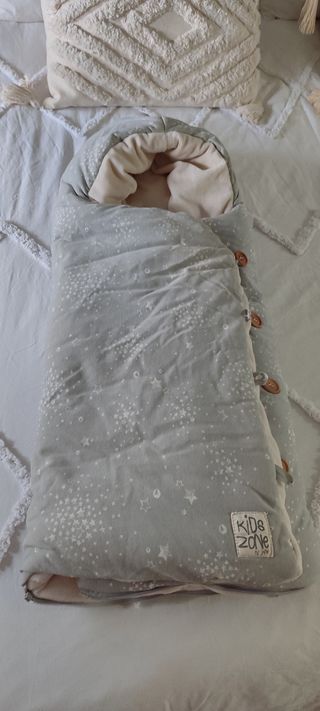 Saco bebé mims+ Jane, gris