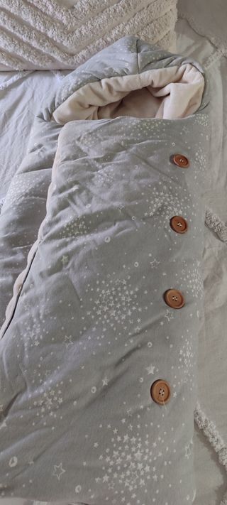 Saco bebé mims+ Jane, gris