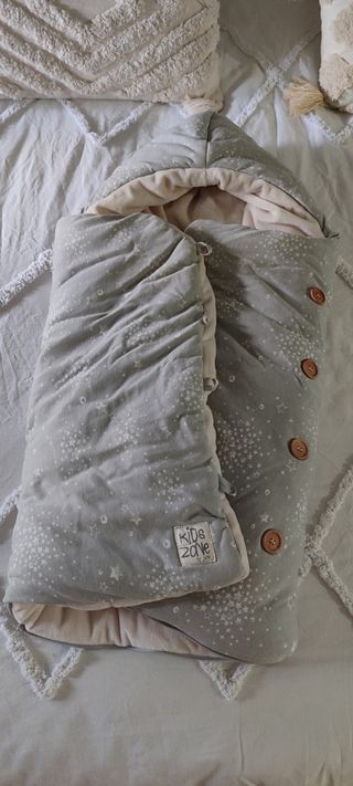 Saco bebé mims+ Jane, gris
