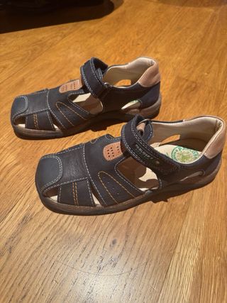 Sandalias Pablosky niño - marrón-azul
