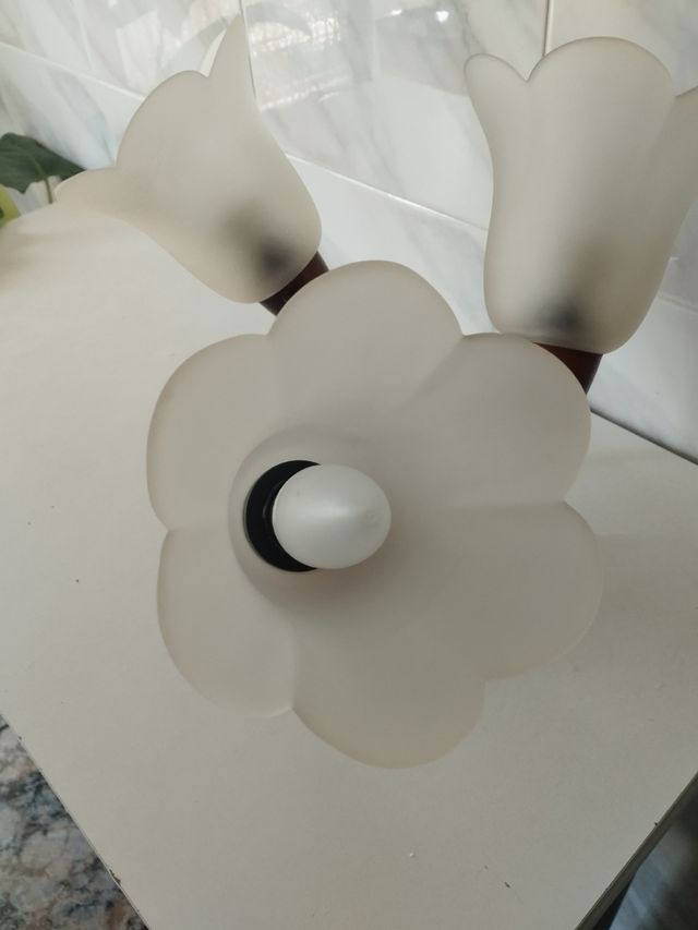 Lampara techo 3 tulipas