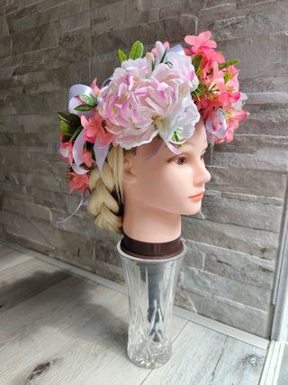 Corona fiori copricapo cappello cerchio fascia 