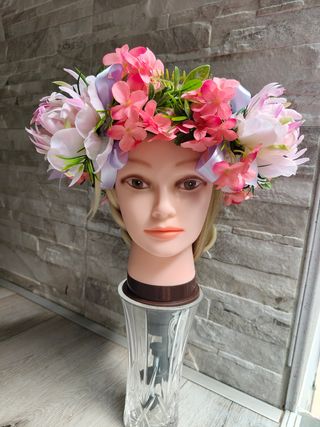 Corona fiori copricapo cappello cerchio fascia 