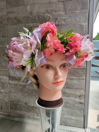 Corona fiori copricapo cappello cerchio fascia 