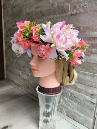 Corona fiori copricapo cappello cerchio fascia 