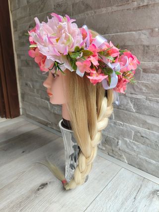 Corona fiori copricapo cappello cerchio fascia 