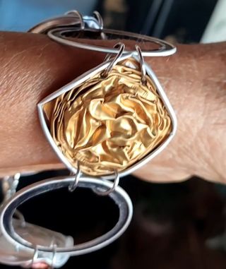 Bracciale Artigianale Oro Argento