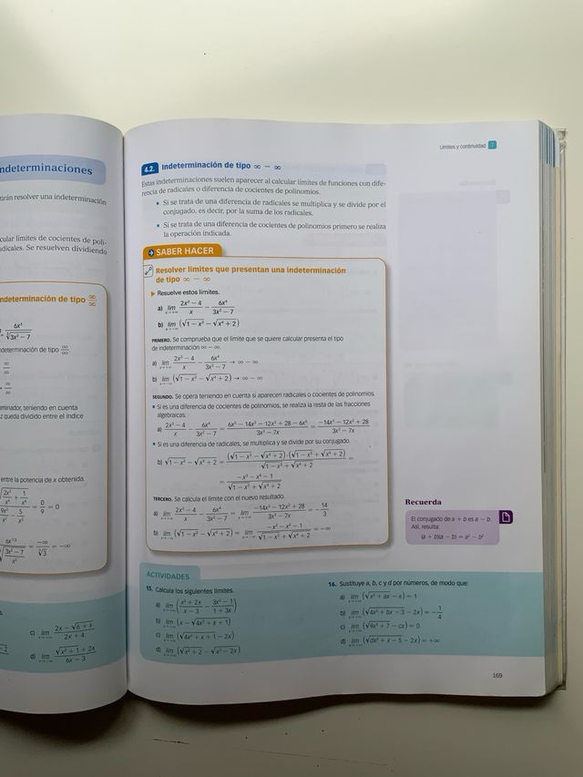 Matemáticas II, 2 Bachillerato