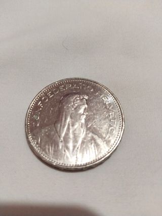 Moneda Suiza 5 Francos