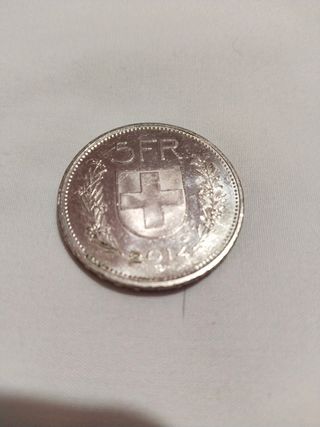 Moneda Suiza 5 Francos