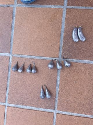 Plomos pesca -varios pesos