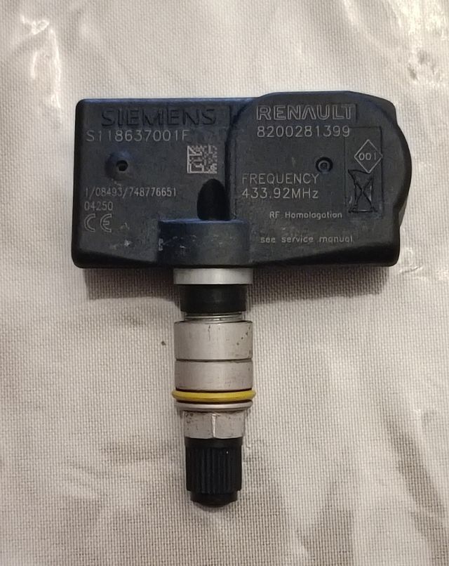 4 Sensores de presión ruedas Renault Megane II