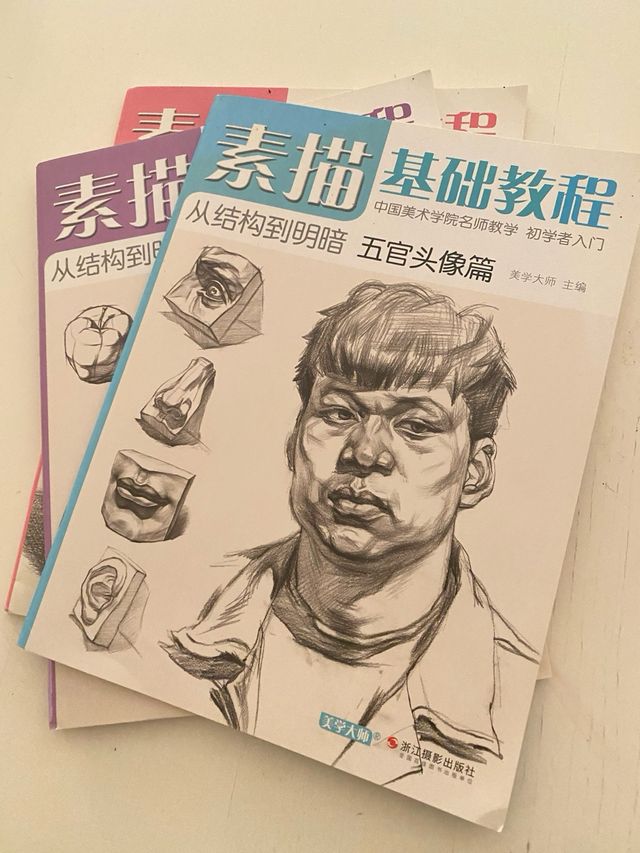 n. 4manuali guida di disegno in lingua giapponese