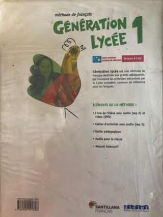 GENERATION LYCEE A1/A2 