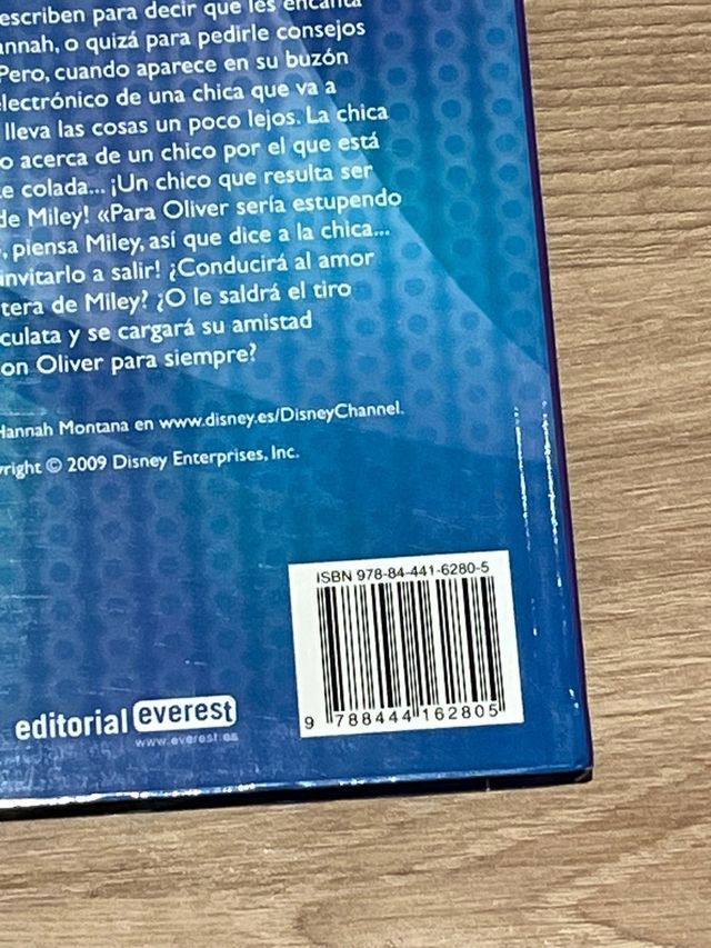 Libro Verdad o Atrevimiento Hannah Montana