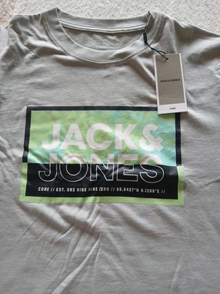 Camiseta Jack & Jones gris