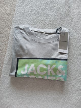 Camiseta Jack & Jones gris