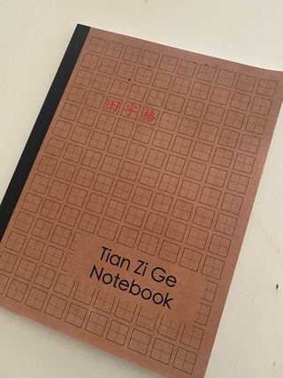 Quaderno Tian Zi Ge per calligrafia cinese