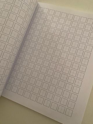 Quaderno Tian Zi Ge per calligrafia cinese