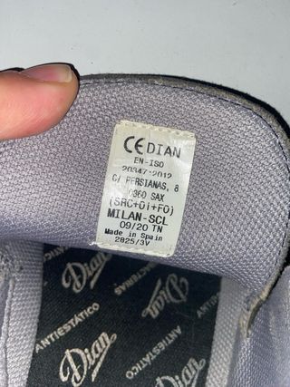 Zapatos seguridad Dian - negros