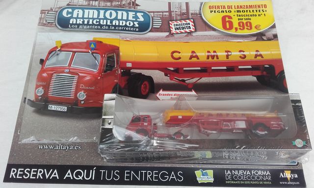 ALTAYA No 1 PEGASO MOFLETES CAMPSA 1/43