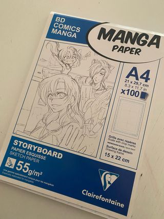 Blocco Manga A4 - 100 fogli