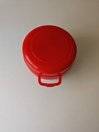 Menaje Camping 4 Personas Rojo