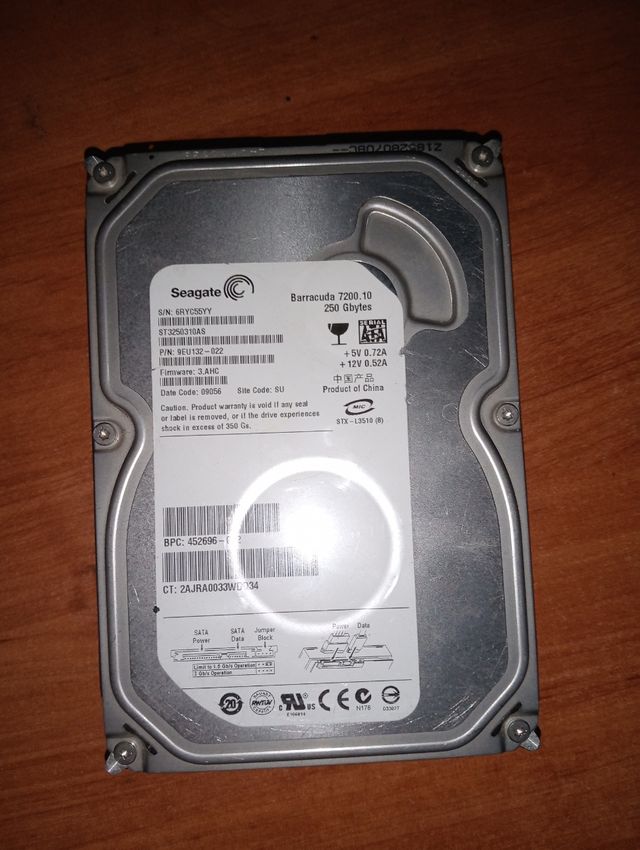 HD Seagate SATA 3250310AS