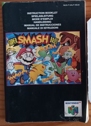 Manual Super Smash Bros. Nintendo 64