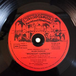 LP 1978 Giorgio Moroder Midnight Express BSO CHASE