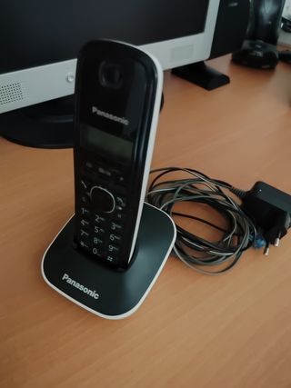 2 Teléfonos inalámbricos Alcatel y Panasonic