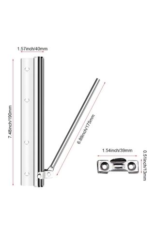 Cierrapuertas acero inoxidable