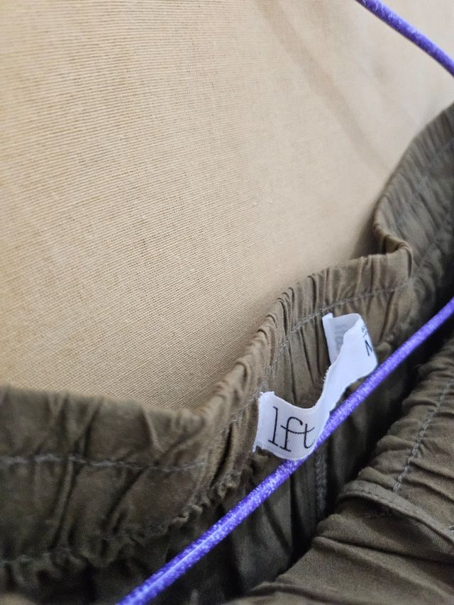 Pantalón Viscosilla Verde Oliva Mujer