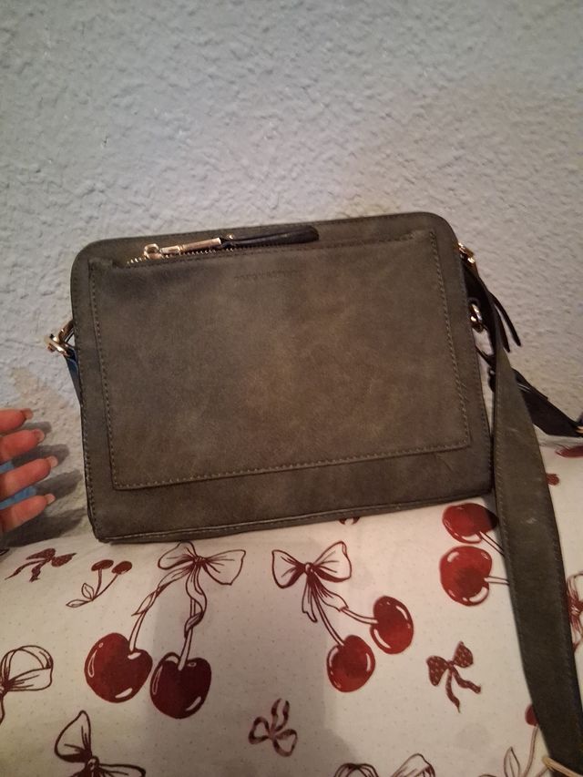 Bolso bandolera Paco Martínez verde oliva